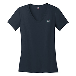 LADIES DISTRICT PERFECT WEIGHT V NECK TEE